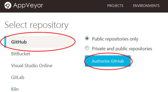 Click on Authorize GitHub